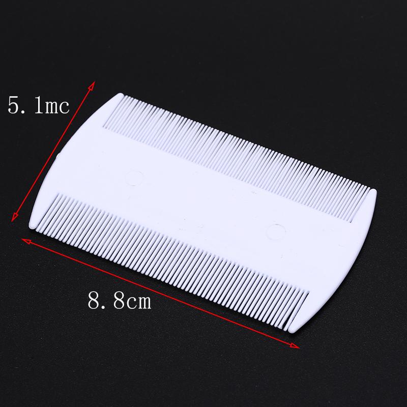 

Двусторонняя расческа от вшей, расчески для волос, расчески с мелкими зубцами, расчески для волос от блох и гнид белый