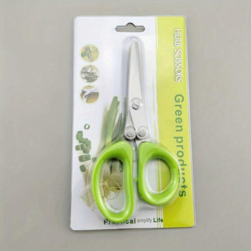 

Универсальный набор кухонных ножниц из нержавеющей стали с 3/5 лезвиями - Идеально подходит для трав, лука и многого другого - Включает защитный чехол и чистящее средство - Прочный 5 Layers