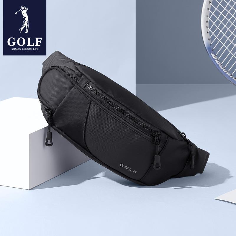 GOLF breast bag, men's casual messenger bag, shoulder mobile phone bag, multi-compartment household sports, anti-splashing cycling fanny pack