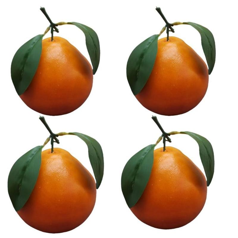 Artificial Citrus Fruit Model Foam Materials Ugly Oranges Indoor Outdoor Ornament Fade Resistant Decoration