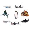Marine Life Toys Cute Realistic Safe Plastic Educational Sea Animals Figures Model for Kids