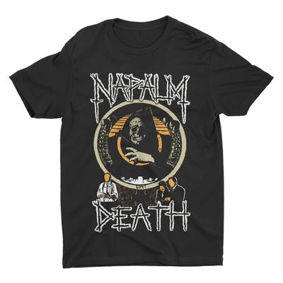 Vtg Napalm Death Music Band Heavy Cotton S-2345XL Unisex Black Shirt MM1448