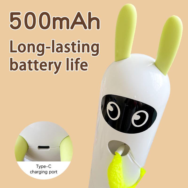 Smart Motion Cat Toy Interactive Cat Teasing Device with Sensor And Suction Cup Automatic Cat Toy with Fuzzy Tail for Indoor Cats Hunting Jumping