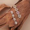 Fashion Luxury Natural Sapphire Tourmaline Stud Earrings Women'S S925 Sterling Silver Colored Treasure Long Fringed Earrings