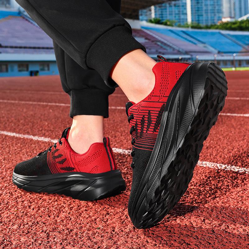 TUINANLE Men’s Mesh Trainers: Wide-toe Design, Breathable and Lightweight, Comfortable and Durable, Ideal for Casual Walks and Outdoor Activities