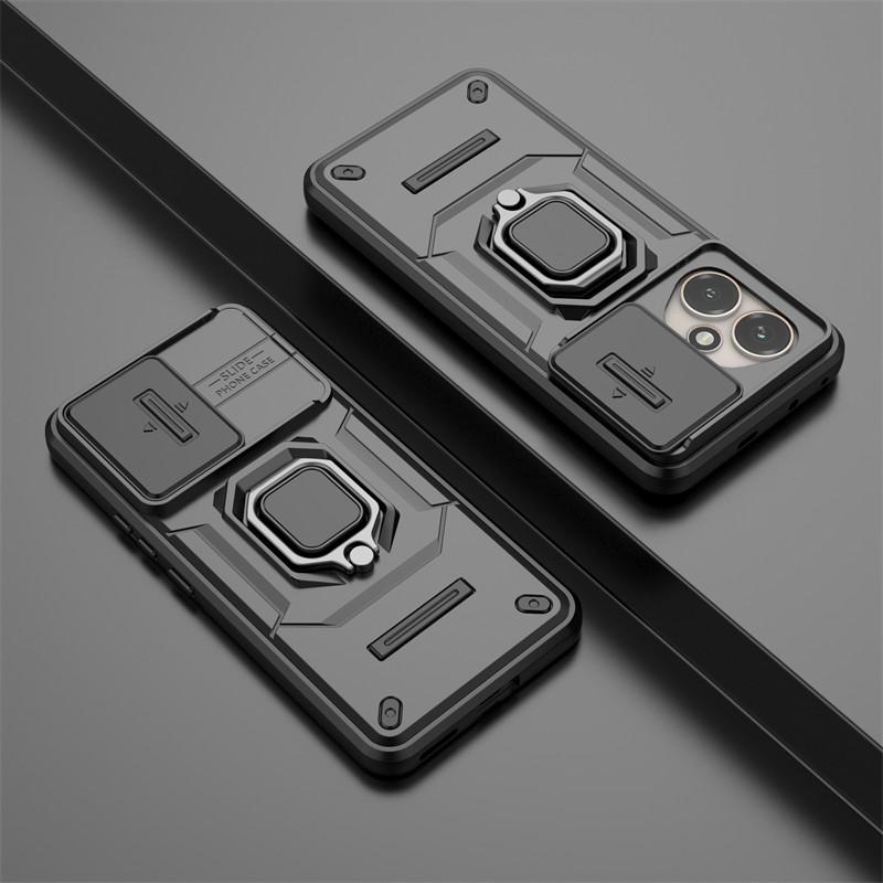 For Honor 400 Global Case Slide Camera Len Cases Honor 400 Global Cover Bumper Shockproof Armor PC Phone Cover Honor 400 Global