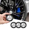 4pcs 56mm Emblem Sticker Car Wheel Center Hub Metal Cap For Mercedes Benz W220 W205 W211 W212 GLC GLS AMG W203 Accessories