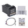 PID Temperature Controllers Kit 0‑400 celsius  Waterproof High Accuracy REX C100 Temperature Controller for Farm