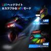 Moman H4S Motorcycle Headset with LED Headlight RGB Voice 32 Hours of Continuous Wireless IPX6 1000mAh Siri Voice Automatic Call Noise Motorcycle