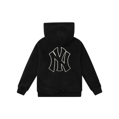 MLB New York Yankees Sweatshirts Unisex Black Hooded Moderate Cardigan 31TRF6061-50L