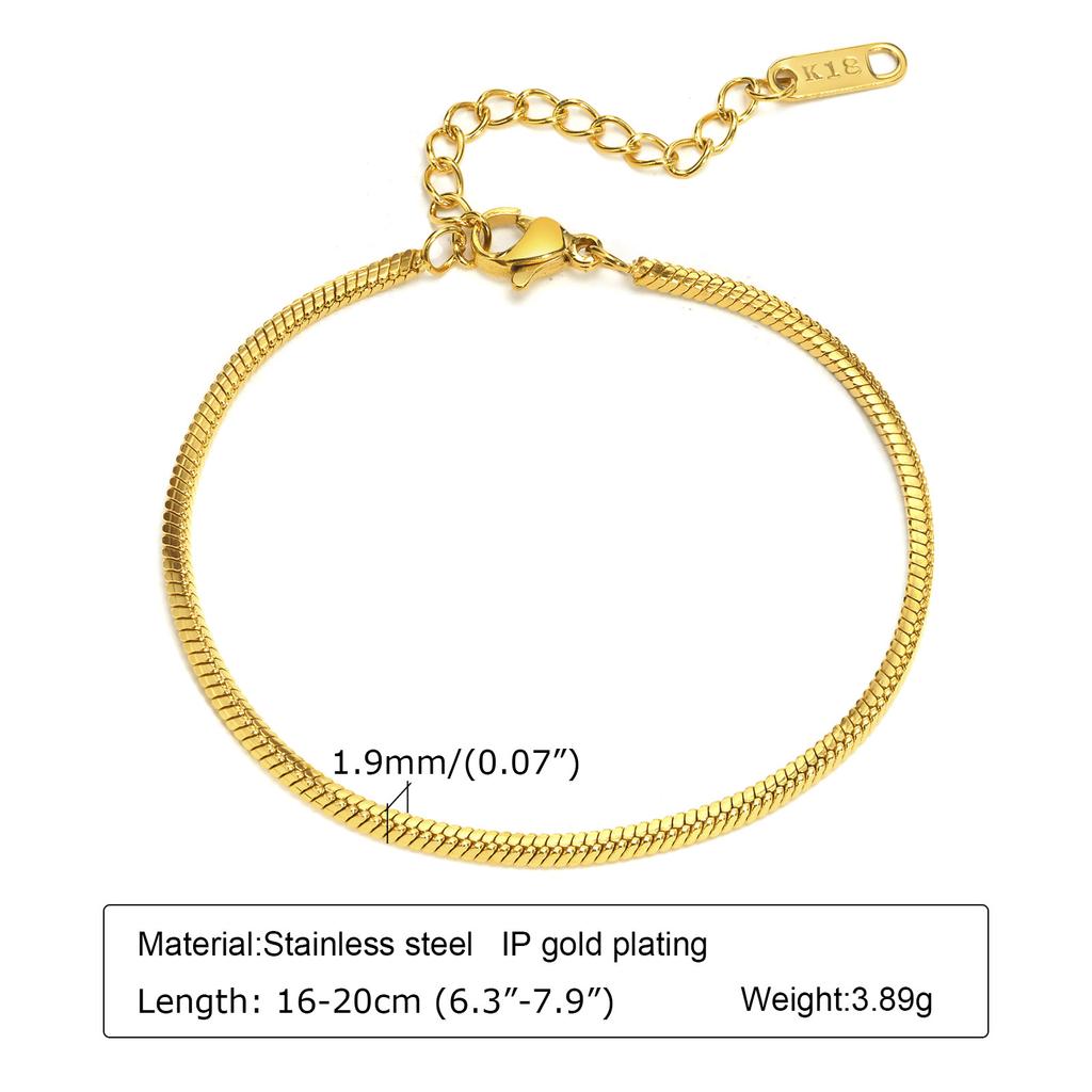 Zirconia Heart Bracelet for Women, Beaded Strand Link Bangle Gold Plated, Stainless Steel Adjustable Bracelets