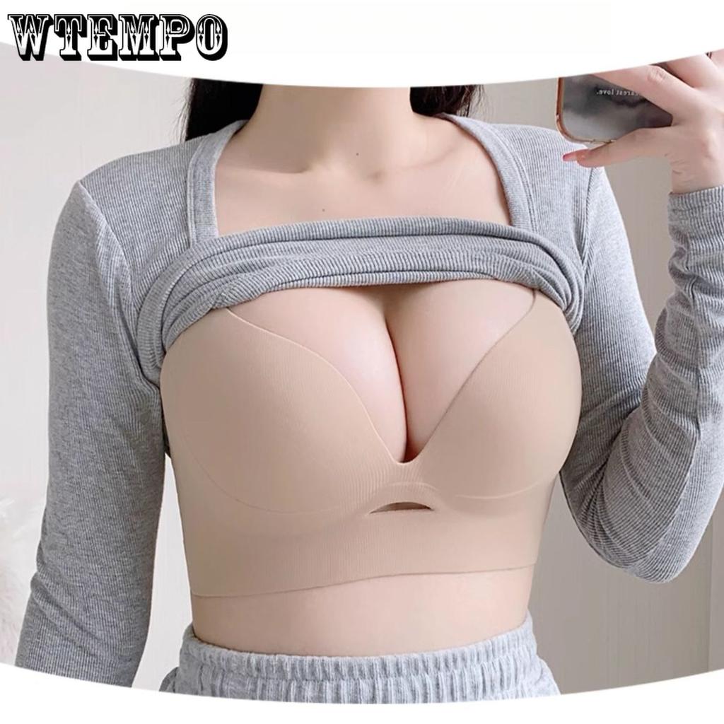 Adjustable Lingerie Women's Large-sized Anti-sagging Bra Seamless Gathering Bra Beautiful Back Retraction Accessory Bra Push Up Bra