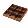 Wood-Grain Snack Tray with Raised Sides Long-Lasting for Shared Treats