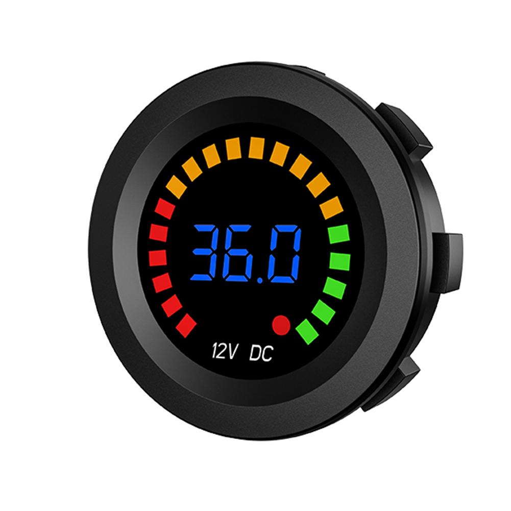 5-36V Digital Display Panel Voltmeter Easily Installation LED Voltage Meter Personal Car Elements for Car Motorcycle