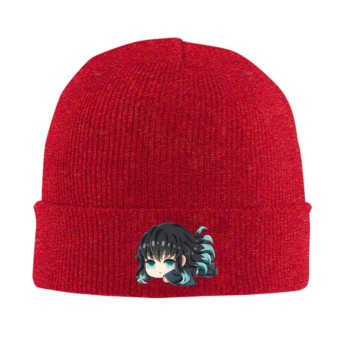 

Muichiro Tokito Warm Knitted Cap Fashion Bonnet Hat Autumn Winter Outdoor Beanies Hats for Unisex Women Adult One Size