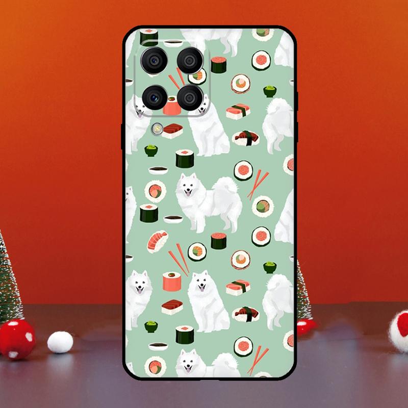 Japanese Spitz Dog For Samsung Galaxy M52 M32 M12 M11 M21 M31 M13 M33 M35 M53 M55 M15 M14 M34 M54 M06 M16 Case