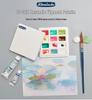 Shimingke 12-Grid Ceramic Palette with Lid - Easy To Clean for Oil and Watercolor Painting
