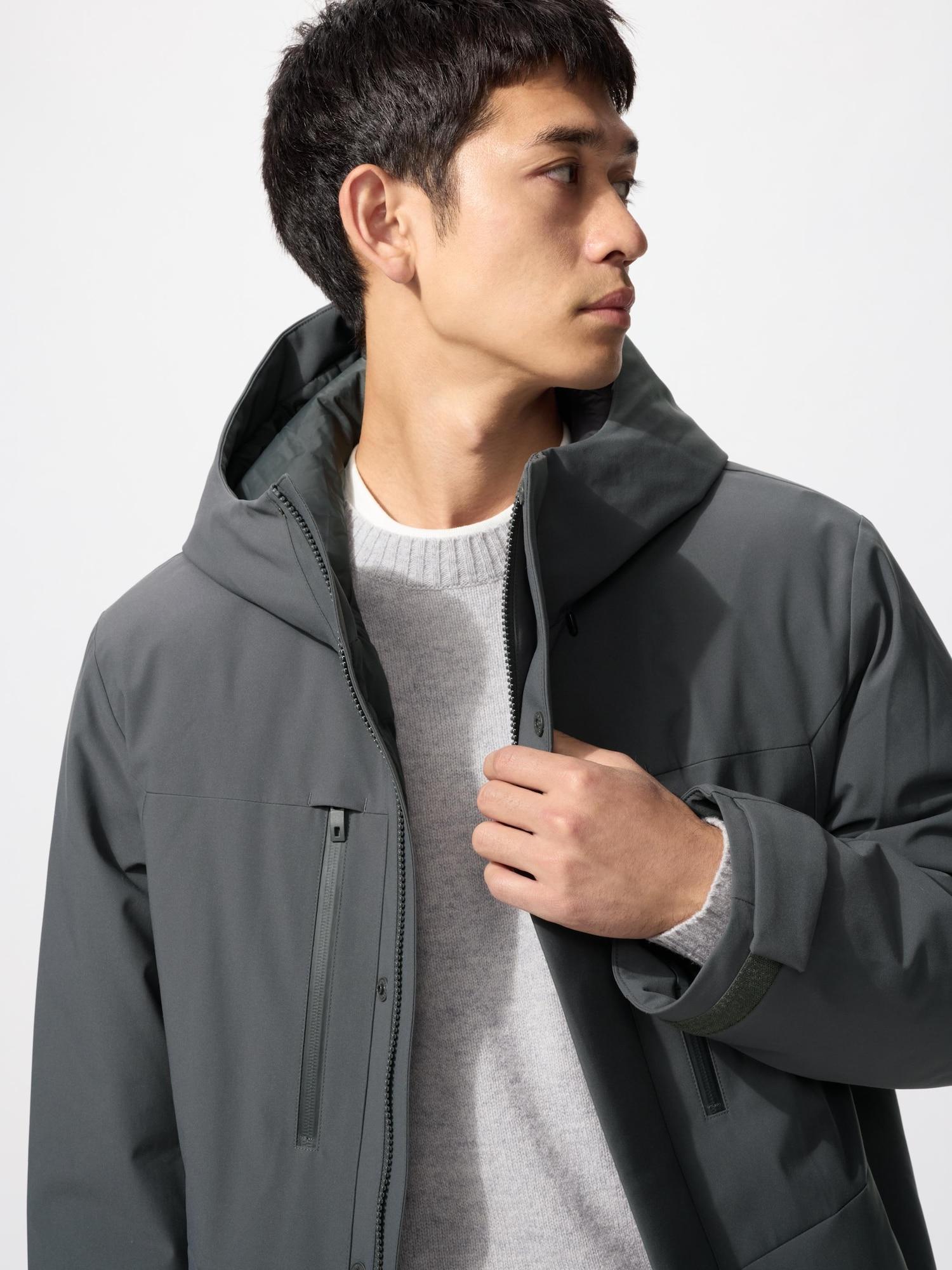 

Uniqlo Гибридная пуховая парка 08 DARK GRAY/XS