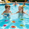 Elektronisches Fischspielzeug 4/6 Stück Wasseraktiviertes Spielzeug Wasserdicht Robotischer Schwimmer mit LED-Leuchtlicht Interaktiv für Badewanne Pool Aquarium Roboter