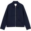 Solid Color Zip-Up Long Sleeve Denim Jacket Men Jackets 4LE419G-CEF