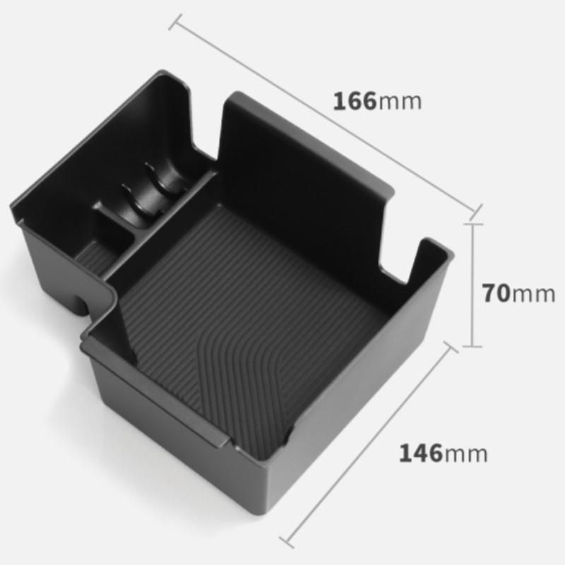 Car Armrest Storage Box Center Console Storage Case Organizer Tidying Tray for Kia EV9 2025-2025 Interior Accessories