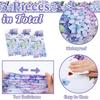Peryiter 3 Pcs Spring Hydrangea Plastic Tablecloths Watercolor Flower Butterfly Tablecloth Disposable Table Cover Floral Table Cloth for Easter