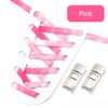 1 Pair Elastic Shoelaces Without Ties Metal buckle Lazy Shoe Laces For  Sneakers Rubber band Sports Enthusiasts Flat Shoes Lace