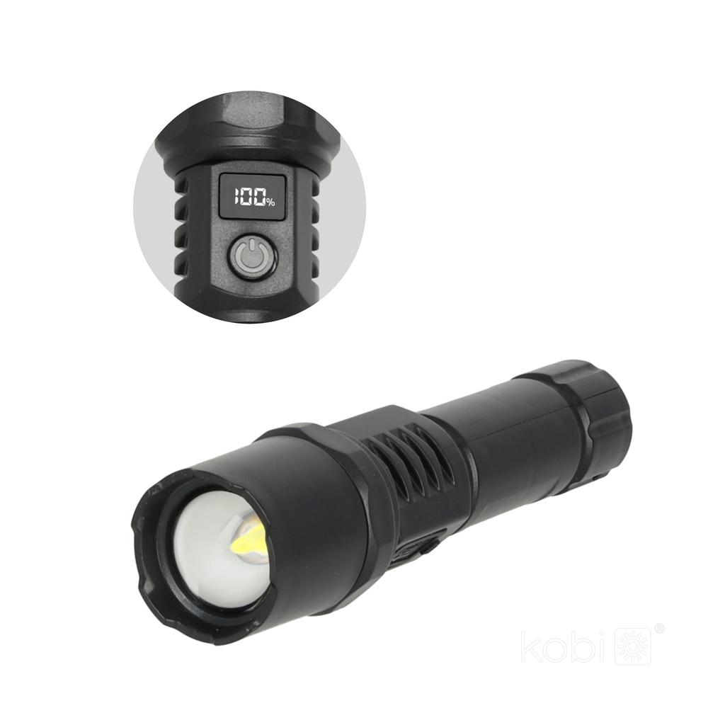 X-MPR 2 LED Flashlight with Focus, Charge Indicator and USB-C, 6000K, 200 lm