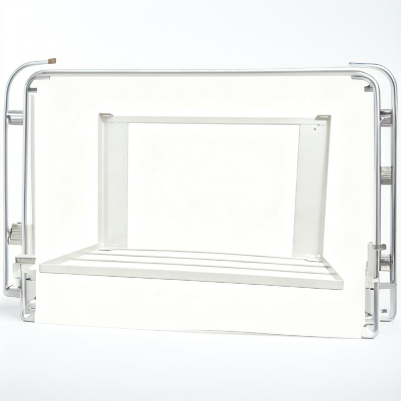Balcony Washing Machine Magnetic Storage Rack Washing Machine Side Folding Clothes Towel Hanger Storage Rack Bathroom Shelf