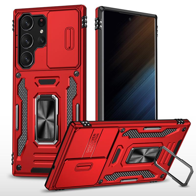 Samsung S25 Ultra Phone Case: Full Coverage Window Design for S24 Ultra, S23 FE, Anti-Drop S22 Protective Case