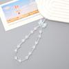 Bowknot Love Beaded Mobile Phone Chain Mobile Phone Pendant Short Wrist Strap Cell Phone Lanyard