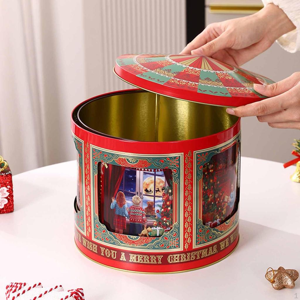 Kerst Muziekdoos Opbergruimte Snoep Organiser Decoratief Ornament met