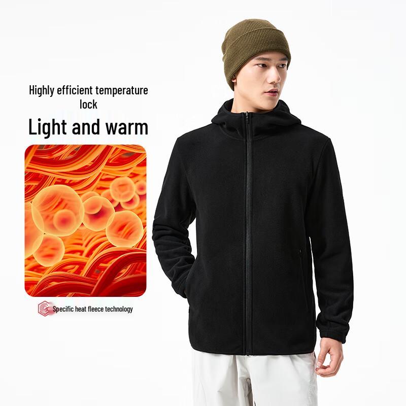 361° Men's Autumn/Winter Hooded Fleece Jacket