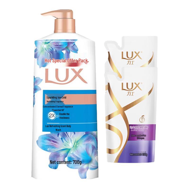 

LUX Shiny Ice Cool Shower & Hair Care Set