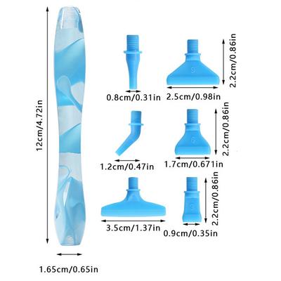 1pc Diamond Painting Pen Resin Diamond Pen Handmade Tools Threaded Metal Nib Multifunctional Nib Accessories Set of Nail Tools