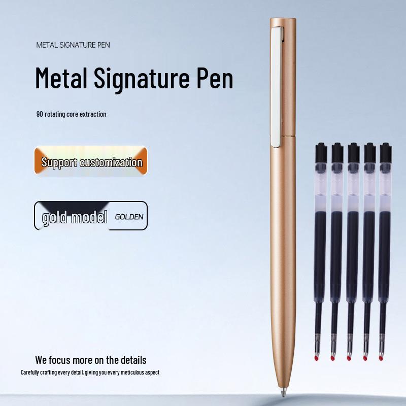 Xiaomi Multi-Color Metalen Gel Balpen voor Zakelijk & Kantoor, Personaliseerbaar met Logo.
