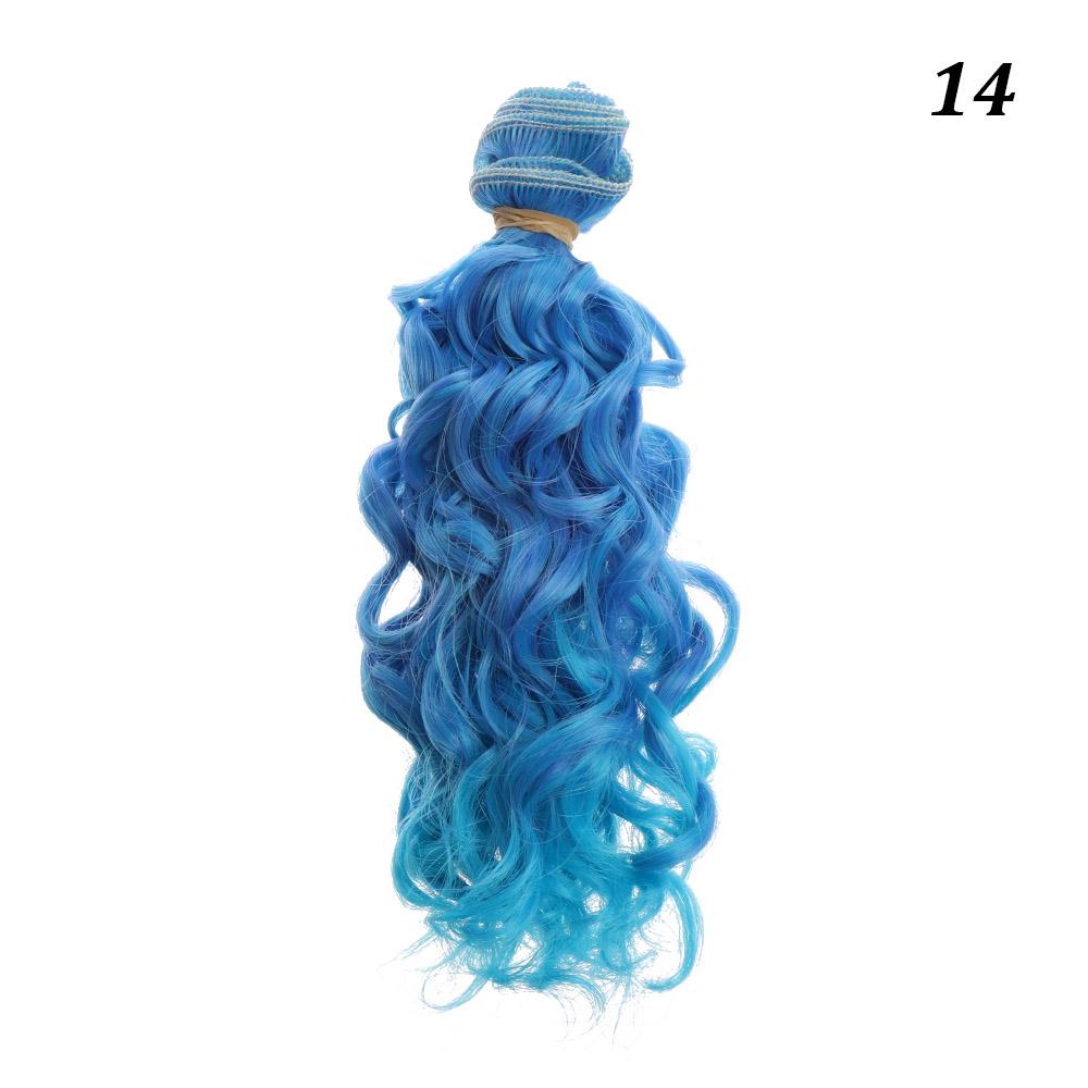 1/6 1/4 1/3 Fashion Small Tresses High-Temperature Screw Periwig Curly Wigs Diy Doll Hair Accessory Doll Toupee Kid Plaything Present