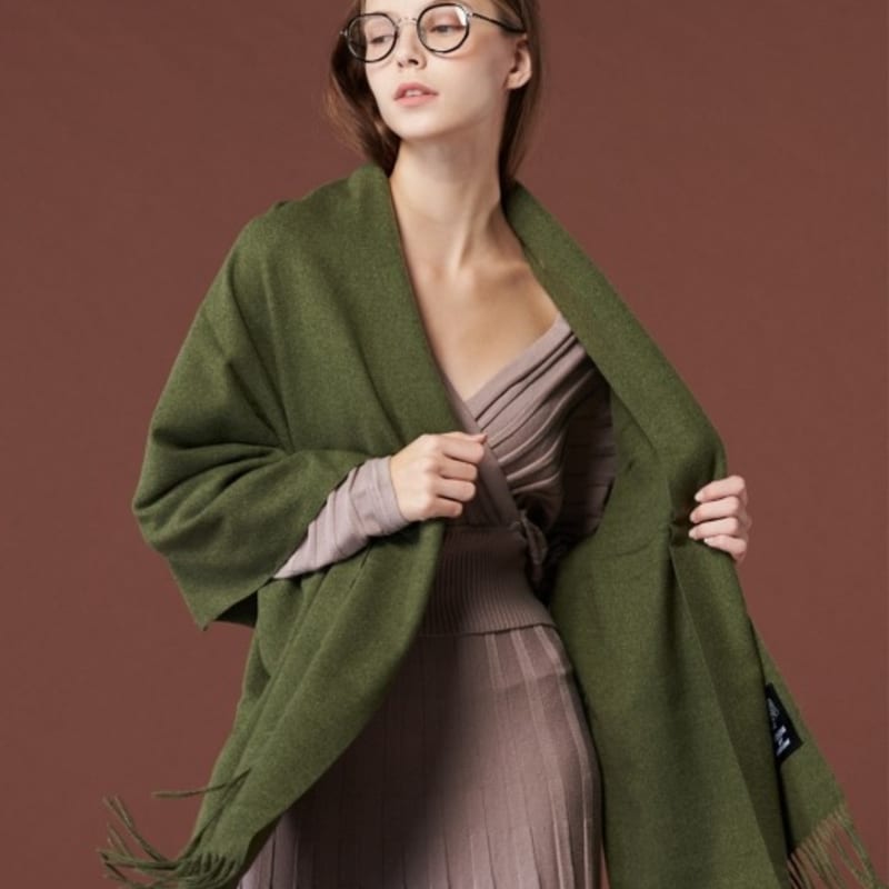 RECLOW Plain Muffler Khaki