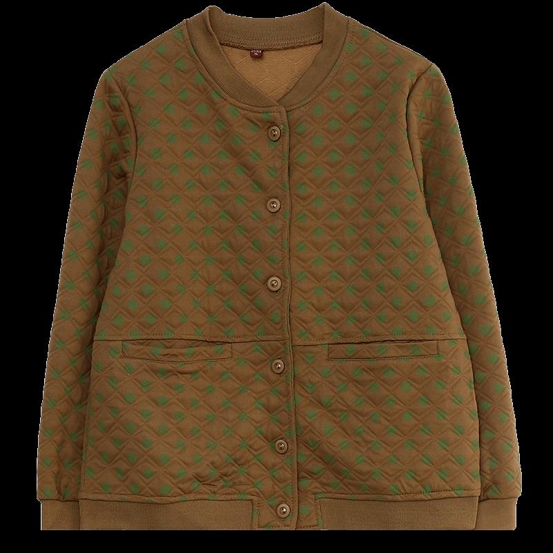 Mid-Aged Women's Casual Stand Collar Jacket