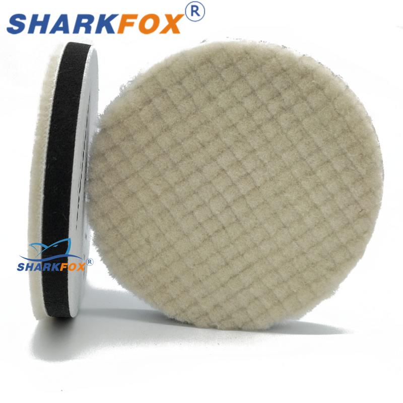 Sharkfox Car Soft Wool Buffing Polishing Pad Professional Detailing Mixed Auto Wash Maintenance Accessories