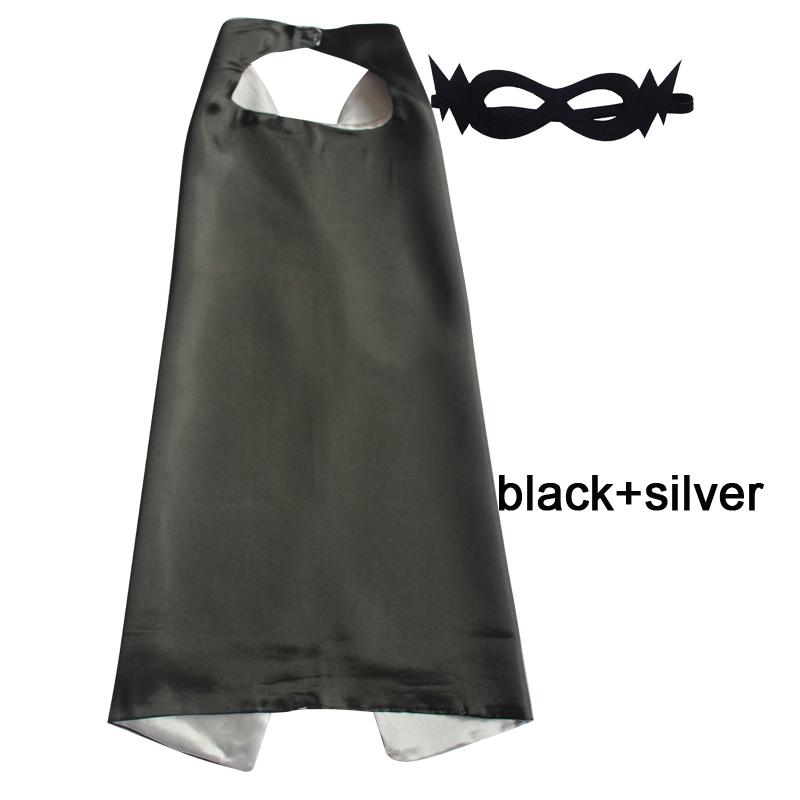 Kids Superhero Capes Plain Satin Solid Capes Boys Girls Birthday Party Favor Anime Cosplay