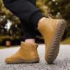 Autumn/Winter Unisex Wide Head Barefoot Large Hiking Shoes Mid Top Outdoor Hiking Shoes