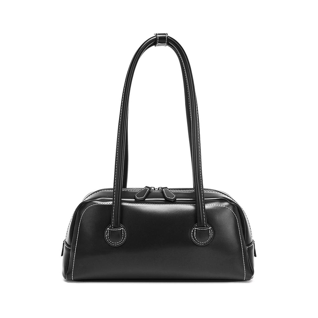 Borsa a Spalla Singola, Nuova Borsa a Spalla Retro alla Moda, Borsa da Bowling alla Moda e Semplice, Borsa a Spalla Singola di Alta Gamma per il Pendolarismo