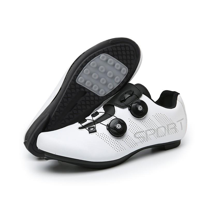 Unisex Cycling Shoes Road Mountain Bikes Stiff Sole Clipless Compatible Lightweight Performance Footwear