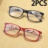 2PCS Reading Glasses Lightweight Anti Eyestrain Fashion Computer Presbyopic Glasses For Women Men