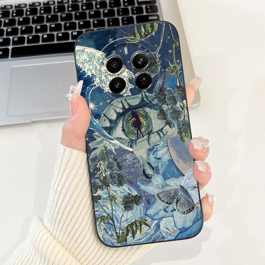 For Realme 12 Pro Plus Case RMX3840 RMX3841 Cover Luxury Marble Soft Silicone Shockproof Funda For Realme 12 12+ 12Pro 12X Coque