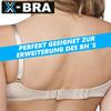 X-BRA BH Verlängerung BRA Extender Erweiterung 1-2 Haken schwarz weiß beige[6er]