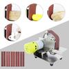 7 Speed Mini Electric Belt Sander Adjustable Polishing Grinding Machine Edges Sharpener Cutter Multifunctional Grinder