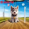 2D plat acrilic husky decorare mașini pandantive, genți și accesorii cheie pentru oglinzi retrovizoare interioare Decorare suspensie mașină Cadouri pentru prieteni