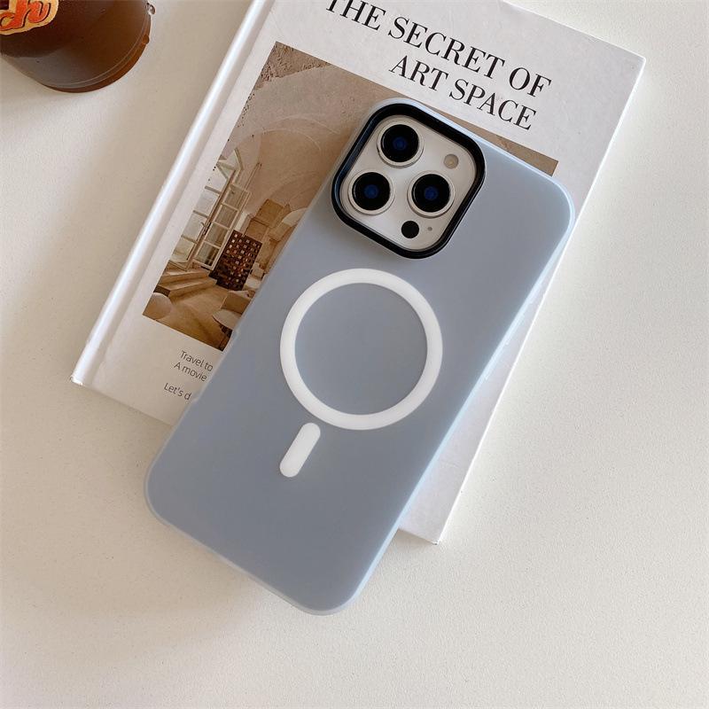 Magnetic Frosted Jelly Case for iPhone 17/16ProMax